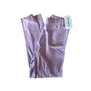 NEW Carters Purple leggings size 8